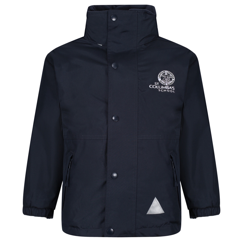 St Columba's Senior School Rain Jacket (R160Navy) Smiths of Greenock