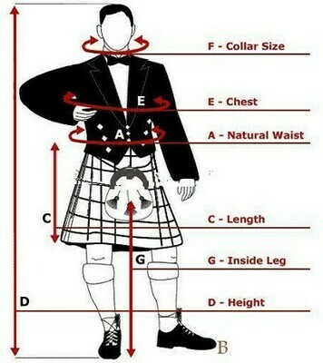 Kilt Hire Self Measurement