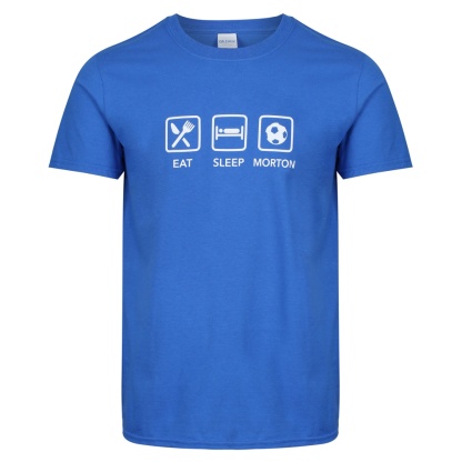 Morton T-shirt Eat Sleep Morton Design, Training Kit, Leisure Wear