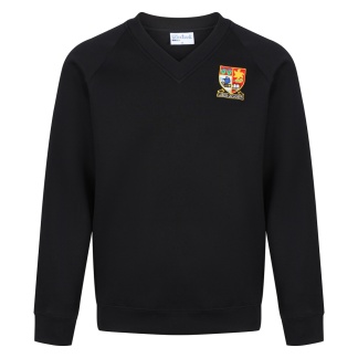 Largs Academy V-Neck Sweatshirt, Largs Academy