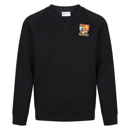Largs Academy V-Neck Sweatshirt, Largs Academy