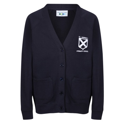 St Andrew's Primary Sweatshirt Cardigan, St Andrew's Primary