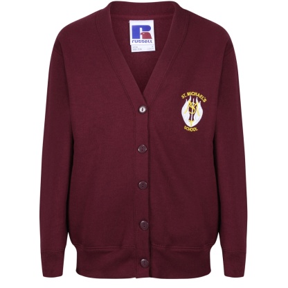 St Michael's Primary Sweatshirt Cardigan, St Michael's Primary