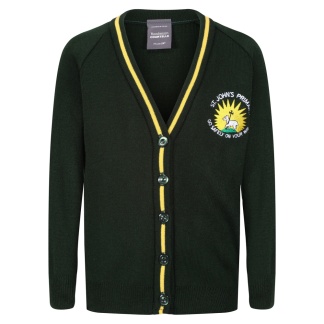 St John's Primary Striped Cardigan, St John's Primary