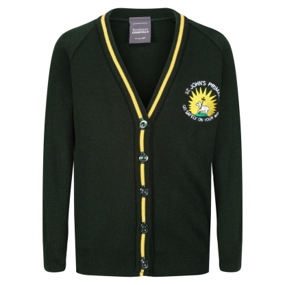 St John's Primary Striped Cardigan, St John's Primary