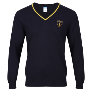 Inverclyde Academy Stripe V-Neck, Inverclyde Academy