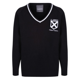 St Andrew's Primary Stripe V-Neck, St Andrew's Primary