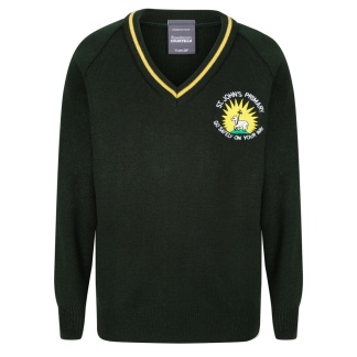 St John's Primary Stripe V-Neck, St John's Primary