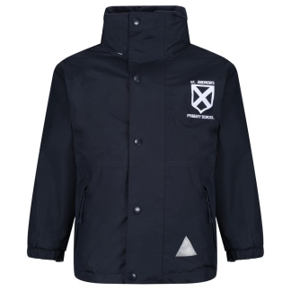 St Andrew's Primary fleece lined Rain Jacket, St Andrew's Primary