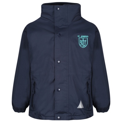St Joseph's Primary fleece lined Rain Jacket, St Joseph's Primary