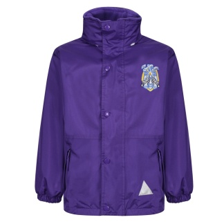 St Muns Primary fleece lined Rain Jacket, St Muns Primary