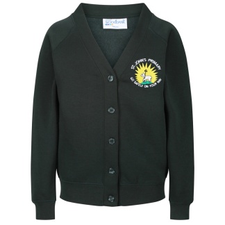 St John's Primary Sweatshirt Cardigan, St John's Primary