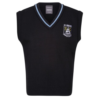 St Ninian's Primary Tank Top with Stripe, St Ninian's Primary