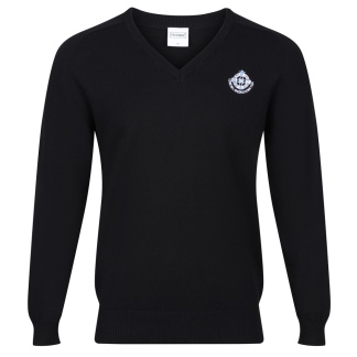 St Columba's High Knitted V-Neck, St Columba's High