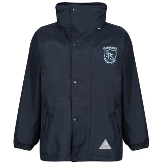 St Patrick's Primary fleece lined Rain Jacket, St Patrick's Primary