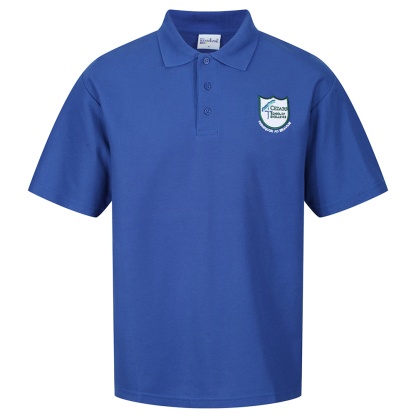 Cedars School PE Polo Shirt in Royal (P7-S6), Cedars School of Excellence