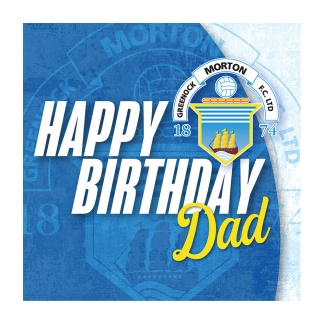 Morton 'Happy Birthday Dad' Card, Souvenirs, Greetings Cards