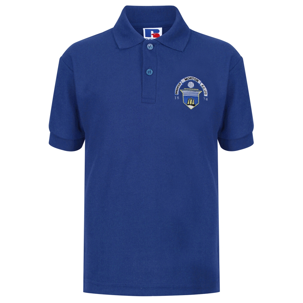 Morton Crest Polo (In Royal) - Smiths of Greenock