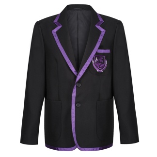 Clydeview Academy Polyester Blazer with Braid, Clydeview Academy