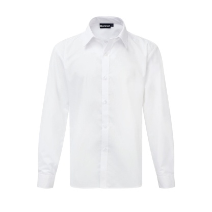 Long Sleeve Twin Pack of Shirts for Boys (White), Shirts + Blouses, Day Wear, Day Wear, Aileymill Primary, All Saints Primary, Ardgowan Primary, Craigmarloch School, Cumbrae Primary, Dunoon Primary, Fairlie Primary, Gourock Primary, Inverkip Primary, Kilmacolm Primary, King's Oak Primary, Kirn Primary, Lady Alice Primary, Largs Primary, Moorfoot Primary, Newark Primary, Sandbank Primary, Skelmorlie Primary, St Andrew's Primary, St Francis Primary, St John's Primary, St Joseph's Primary, St Marys Largs, St Michael's Primary, St Muns Primary, Strone Primary, Wemyss Bay Primary, Whinhill Primary, Clydeview Academy, Craigmarloch School, Dunoon Grammar, Inverclyde Academy, Largs Academy, Notre Dame High, Port Glasgow High, St Columba's High, St Stephen's High, Cedars School of Excellence