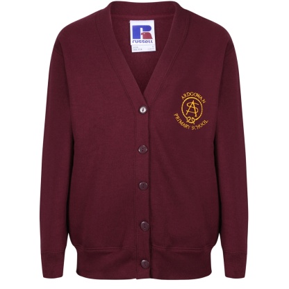 Ardgowan Primary Sweatshirt Cardigan, Ardgowan Primary
