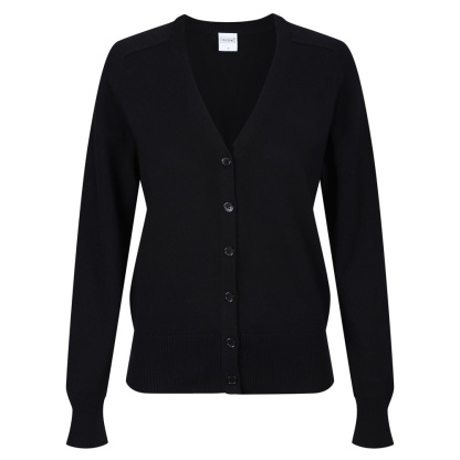 Girls Cotton Cardigan (Black), Knitwear