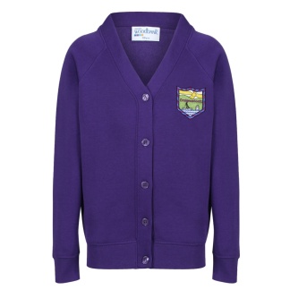 Craigmarloch Sweatshirt Cardigan (Purple), Craigmarloch School