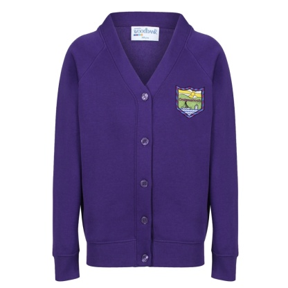 Craigmarloch Sweatshirt Cardigan (Purple), Craigmarloch School