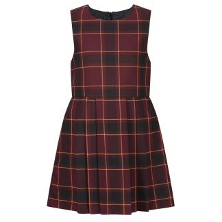 Pinafore Tartan Maroon Gold, Pinafores, Ardgowan Primary