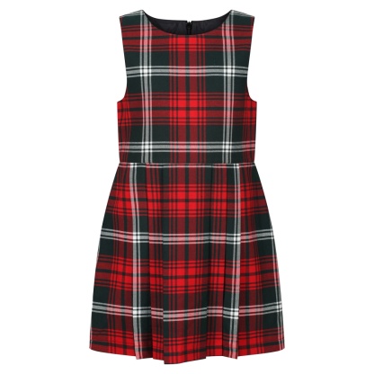 Pinafore Tartan Red Black, Pinafores, Moorfoot Primary