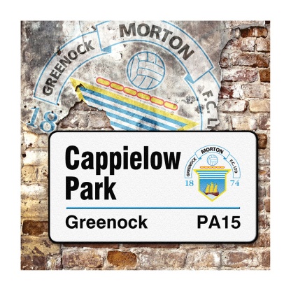 Morton Greetings Card (RCSG01StadiumSign1), Souvenirs, Greetings Cards