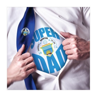 Morton 'Super Dad' Card (RCSFD03-SuperDad), Souvenirs, Greetings Cards