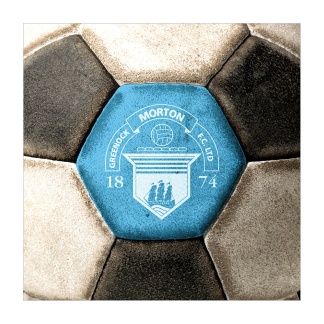 Morton Greetings Card (RCSG06LeatherBall3), Souvenirs, Greetings Cards