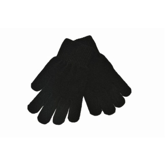 Knitted Glove (Black), Jackets, Gloves + Hats