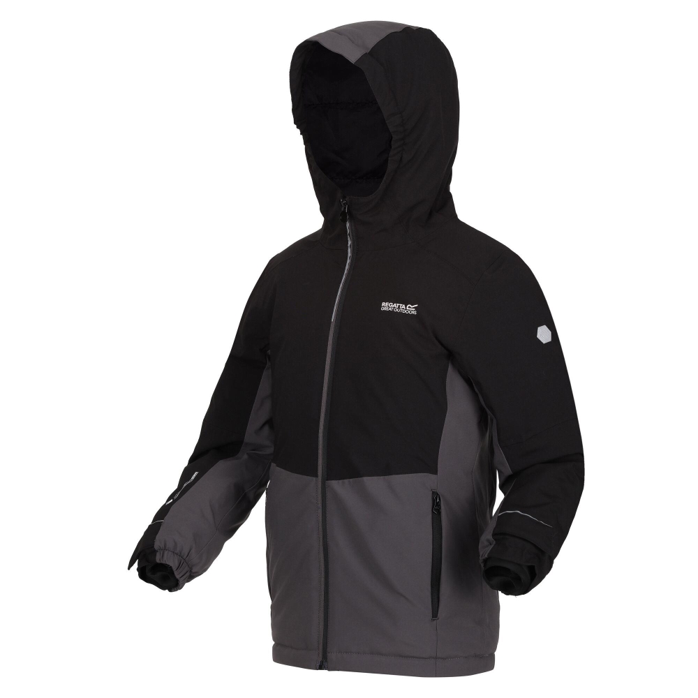 Veste Imperméable Isolée Regatta Highton STR III Pour Homme – Tissu Stretch Isotex 10000 – Isolation Thermoguard – Poches Zippées