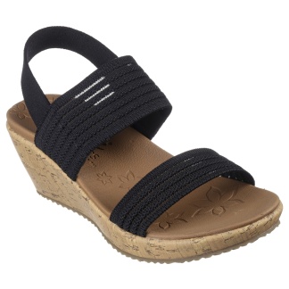 Skechers black deals wedge