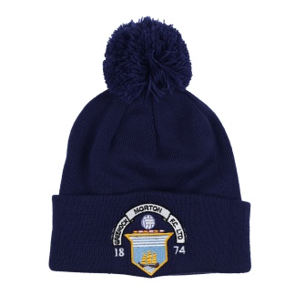 Morton Pom Pom Hat (In Navy) (RCSRC028X), Leisure Wear, Souvenirs