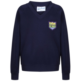 Craigmarloch V-Neck Sweatshirt (Navy), Craigmarloch School