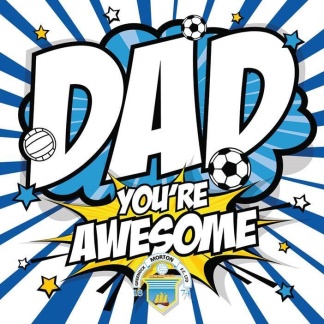 Dad 'Awesome' Greetings Card (RCSFD01), Souvenirs, Greetings Cards