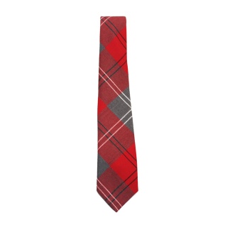 Grey-Red Tartan Tie, Ties & Bow Ties