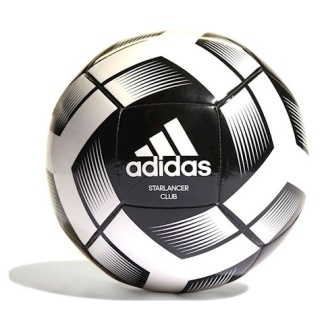 Adidas Starlancer Ball (White-Black HE3813 Size 5), PE Kit
