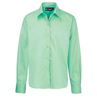 Long Sleeve Twin Pack of Blouses for Girls (Green), Shirts + Blouses, St Marys Primary