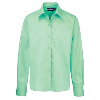 Long Sleeve Twin Pack of Blouses for Girls (Green), Shirts + Blouses, St Marys Primary