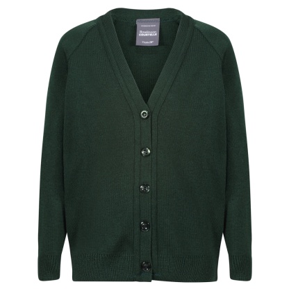 Knitted cardigan (Bottle Green), Knitwear, Girls, Day Wear