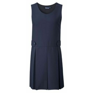 Box Pleat Pinafore (In Navy) (RCSTenby), Pinafores, Craigmarloch School, Dunoon Primary, Fairlie Primary, Gourock Primary, Kilmacolm Primary, Sandbank Primary, Skelmorlie Primary, St Andrew's Primary, St Patrick's Primary, St Ninian's Primary