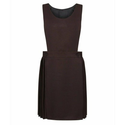 Bib Top Pinafore (In Brown) (RCSWinter), Pinafores, St Francis Primary