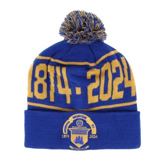 Morton 150th Bobble Hat (A) (1874-2024), Leisure Wear, Souvenirs, Greenock Morton 150th Anniversary