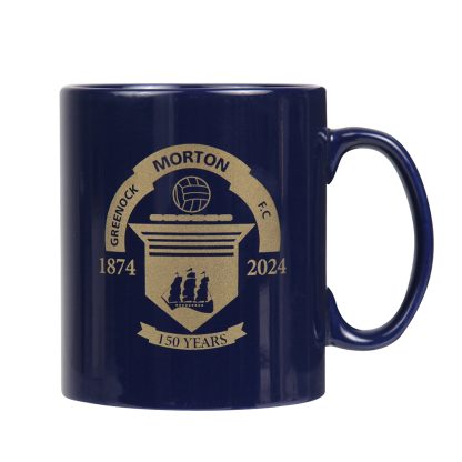 Morton 150th Mug (Navy-Gold), Souvenirs, Greenock Morton 150th Anniversary
