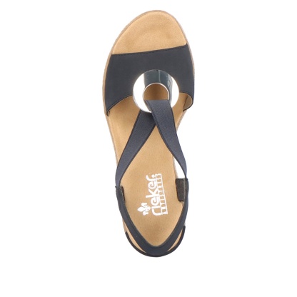 Rieker 624H6-14, Ladies Sandals & Slippers, Rieker