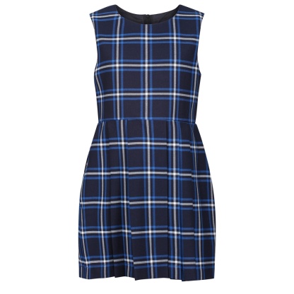 Pinafore Tartan Navy-Sky, Pinafores